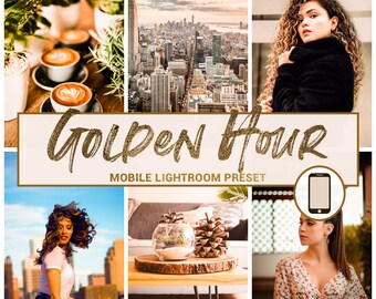 Goldene Stunde Lightroom Mobile Mobile Presets Goldene Presets Lightroom Presets Portrait Presets Film Presets Blogger Preset Instagram Preset