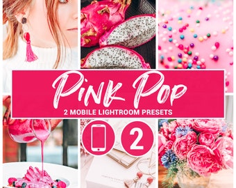 Pink Flamingo Lightroom Mobile Presets | Blogger, Rose, Modern (DNG)