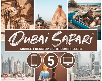 Dubai mobile lightroom preset Dubai desktop Preset Dubai lightroom Desert presets Travel presets Outdoor presets Blogger presets