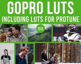 GoPro Protune LUTs - Cinematic Video Editing Presets (Digital Download)