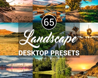 Landscape Photography Lightroom Presets, Natural, Sunshine (Digital Download)