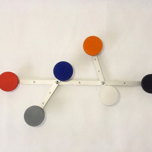 Modern Decorative Wall Hook Black Zick Zack Coat Rack Etsy