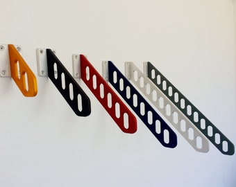 An der Wand befestigter Kleiderständer: Aluminiumlegierung Space Saver
