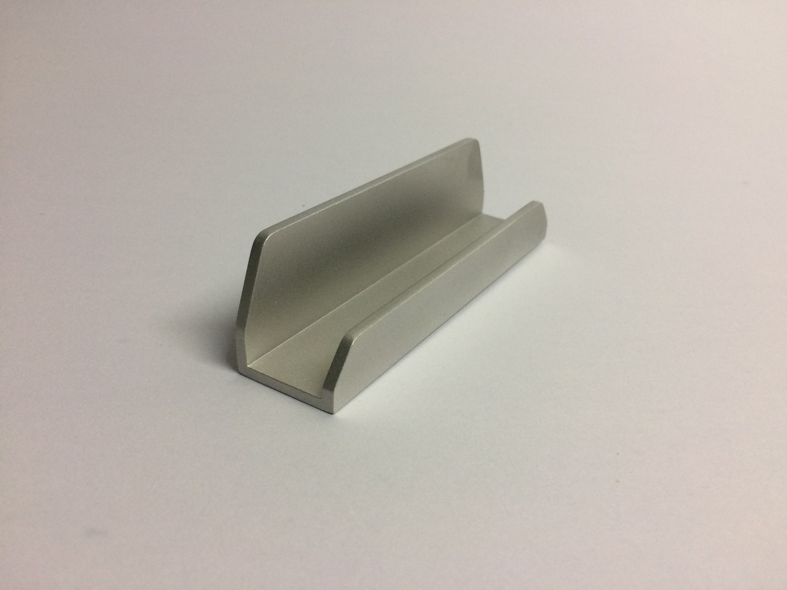 Silver Business Card Holder for Desk Modern Decorative Office Etsy