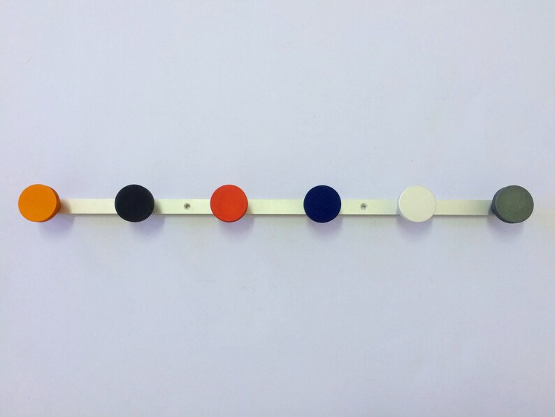 Colorful Hooks Line Dot Round Wall Hook Modern Coat Rack Wall Etsy