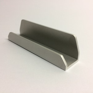 Portatarjetas de visita plateado para escritorio, accesorio decorativo moderno para oficina