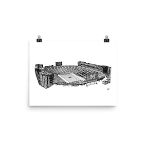 University of Michigan - Michigan Stadium Poster