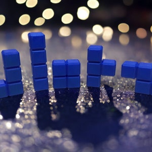 Elegant Tetris Block Set of 5: A Stylish Addition to Your Home Decor!