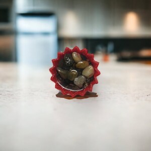 3D Printed Strong Fridge Bottle Cap Magnets with Rocks and Sealed with Epoxy Resin