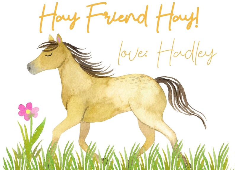 Horse Valentines Horse Valentine Cards Horse Valentines for Etsy Canada