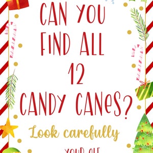 Editable Elf Candy Cane Hunt Elf Idea Christmas Elf Candy Cane Holiday Elf Can You Find The Candy Canes Elf Ideas Elf Activities Holiday Elf image 2