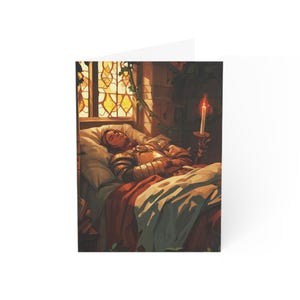 Cartão de melhoras com tema D&D, cartões comemorativos, conjunto de papelaria, Dungeons and Dragons, presente geek, conjunto de cartões de fantasia