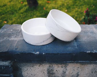 ceramic dog bowl etsy