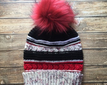 Who’s Got Spirit Hat Crochet Pattern —this is an electronic PDF not the finished item, beanie, slouch, knit, craft, men, women, kids