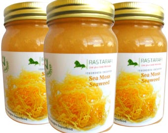 Rastarafi Sea Moss Gel (Unflavored) Irish Moss | Raw Wildcrafted Vegan Superfood