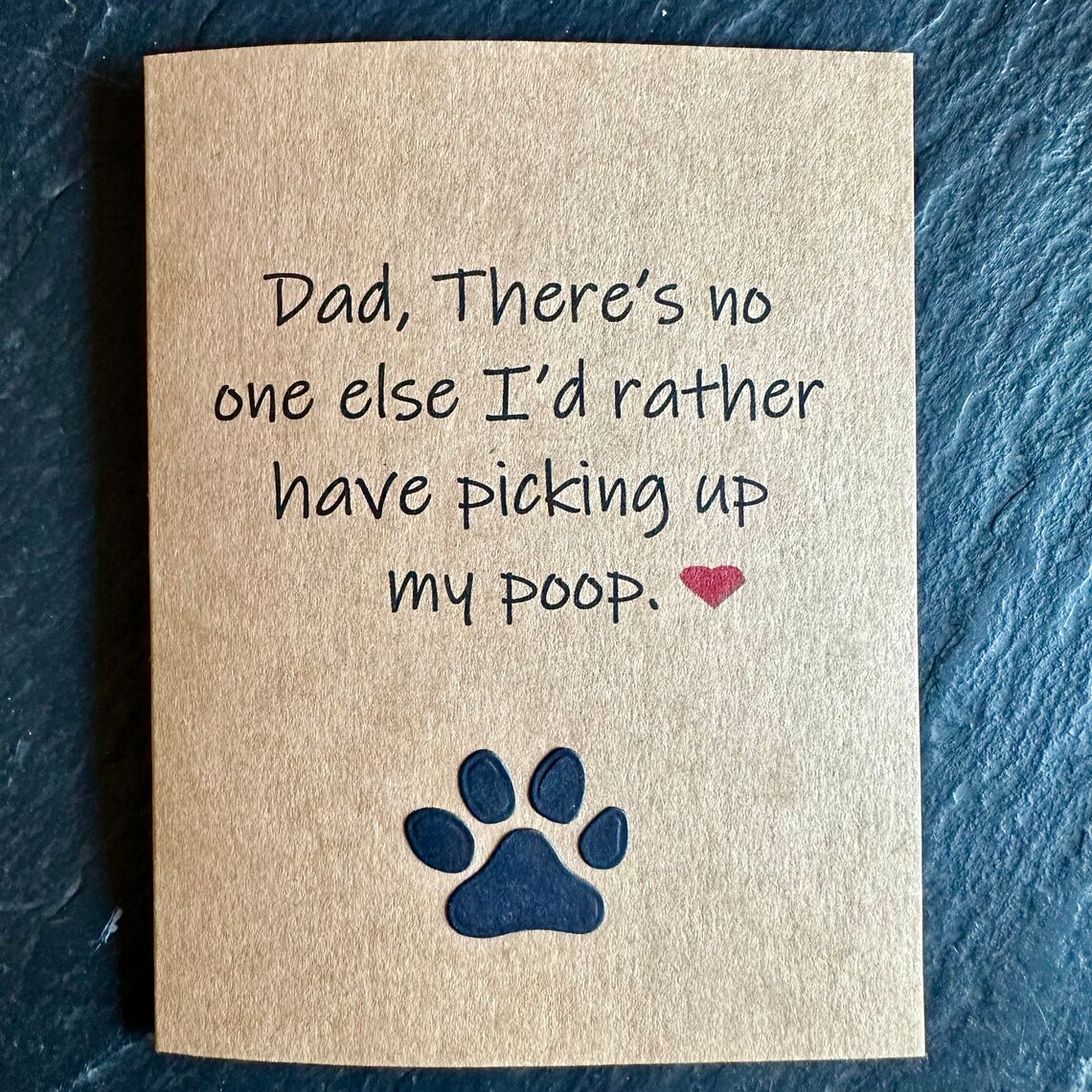 Funny Father’s Day Card From the Dog, Option to Personalize, Dog Dad ...