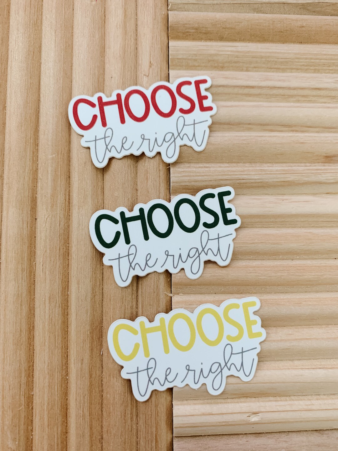Choose the Right Sticker, Religious, Water Bottle Sticker, Laptop Sticker, Lds, Mormon, Baptism