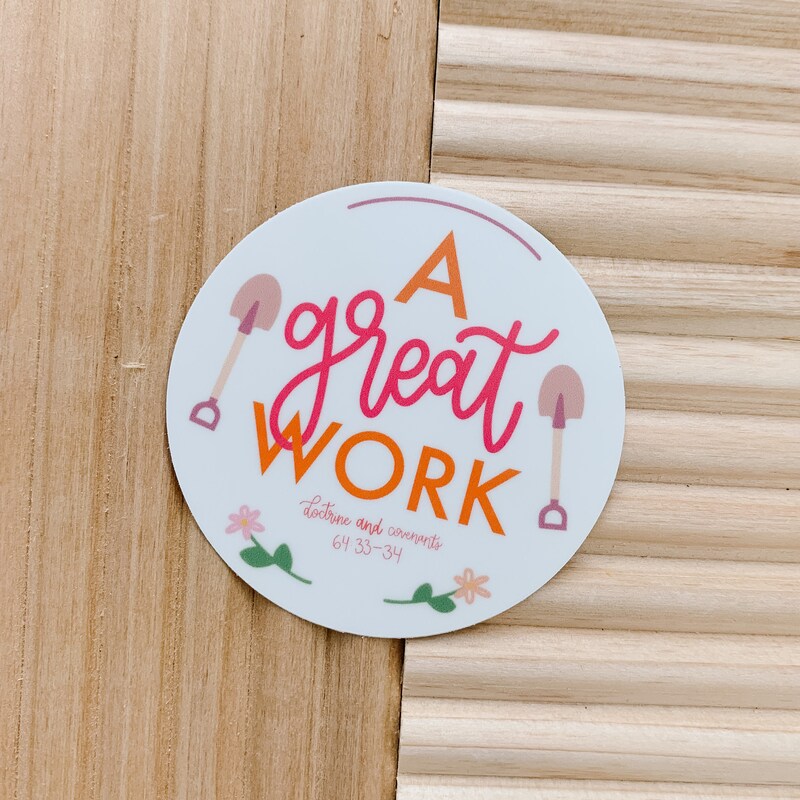 Great Work Stickers - Etsy