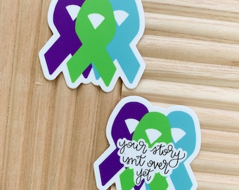 2X suicide Prevention Sensibilisation Ruban Vinyle Autocollant Voiture Décalque UK Post Seulement 2X suicide Prevention Sensibilisation Ruban Vinyle Autocollant Voiture Décalque UK Post Seulement