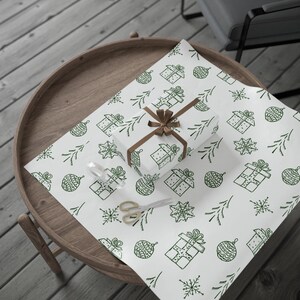 Carta da regalo natalizia - Carta da regalo moderna per le feste, decorazioni per regali di Natale, articoli per confezionare regali di Natale, confezioni regalo contemporanee,