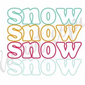 Snow png, svg, digital download
