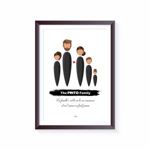 Póster familiar personalizado