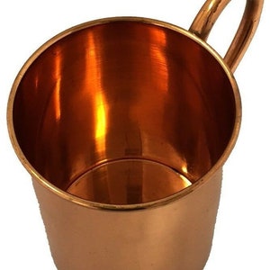 100% COPPER MUG Solid Copper Moscow Mule Mug Classic (**Back in Stock**)