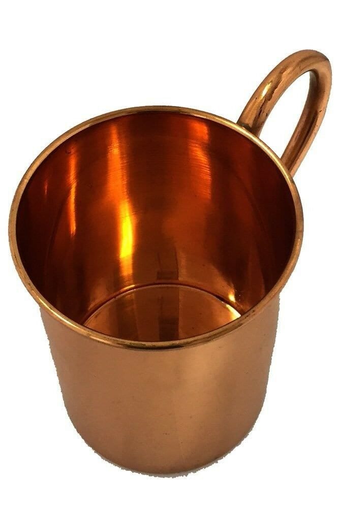 %100 Pure Copper Hand Hammered,Normal Size Red Copper Mug, Copper Beer Mug,  Moscow Mule Mug, Office/Boyfriend/Father Gift, Bar Drinkware