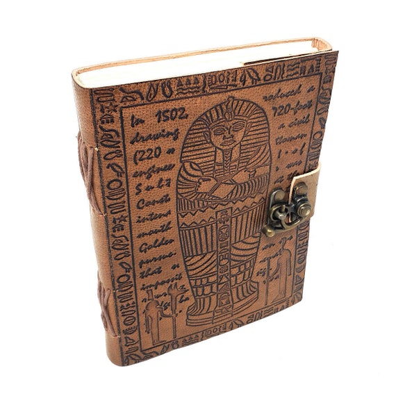Egyptian Leather Journal 5x7 With Latch Closure Etsy