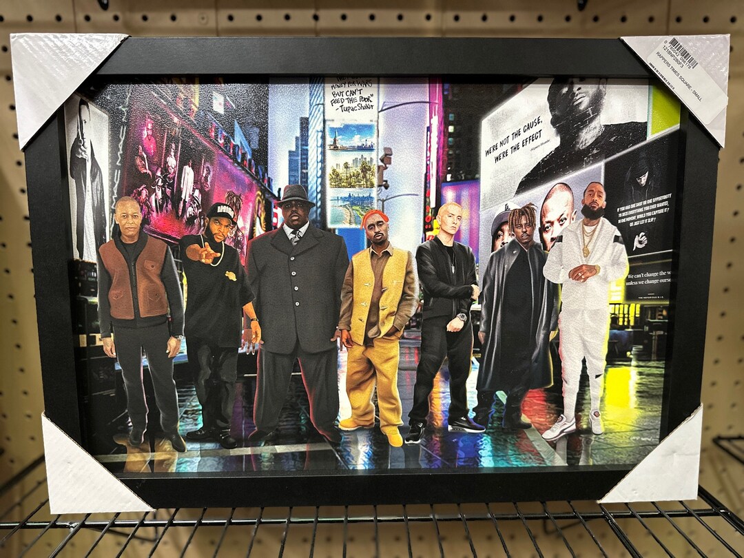 Times Square First Pakistan Rapper Rappers Musicians in Times Square New York- Framed Print - Etsy