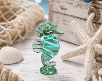 Hand Made Glass Mini Sea Horse