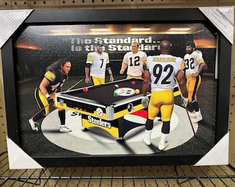 Pittsburgh Steelers Football Locker Room - Framed Print