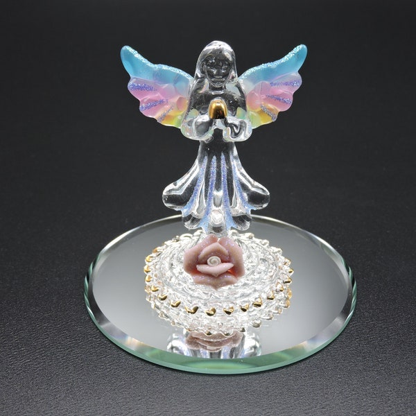 Hand Made Glass Floating Angel