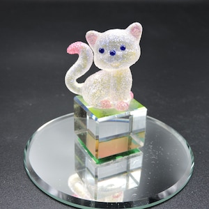 Hand Made Glass Cat - Miss Priss
