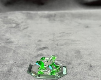 Hand Made Blown Glass Mini Frog