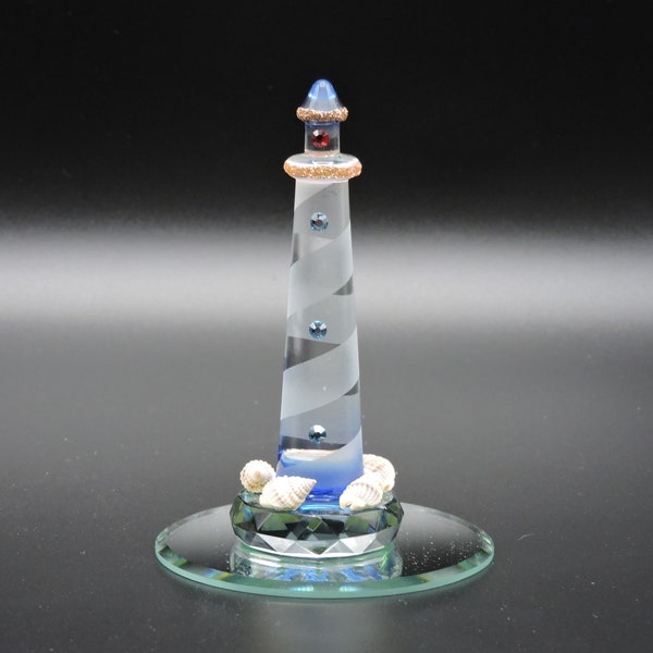 Handmade Glass Lighthouse