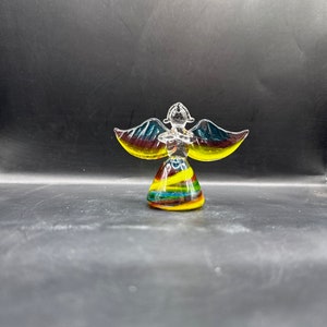Ángel de cristal hecho a mano - Ángel de Gracia