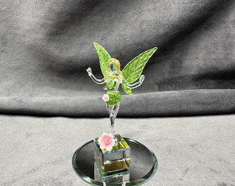Hand Made Blown Glass Pixie Fairy