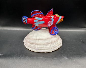 Handmade Glass Mandarin Fish