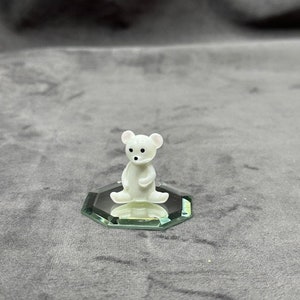 Hand Made Glass Mini Love Bear