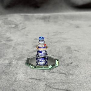 Handmade Blown Glass Mini Lighthouse