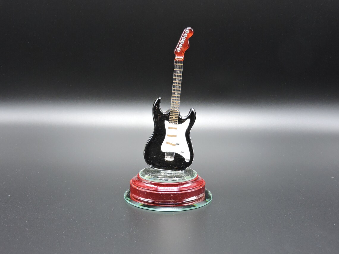 Hand Made Glass Electric Guitar Etsy