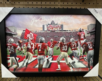 Ohio State Greats Framed Print