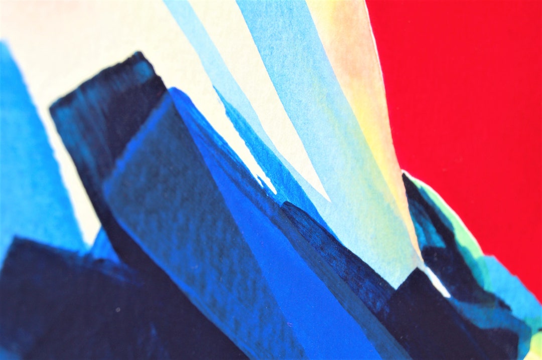 Striking and Colourful A2 Fine Art Giclee Print Original Etsy