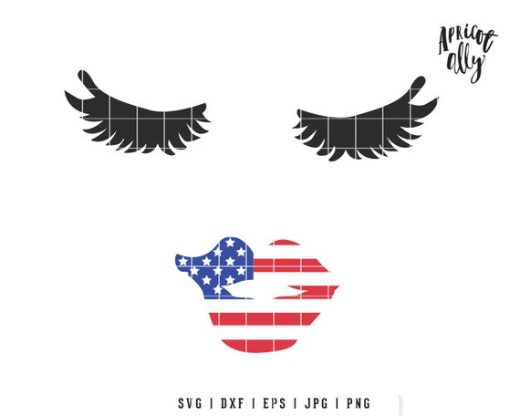 Download Eyelashes svg USA lips svg lips svg lashes svg eyelashes ...