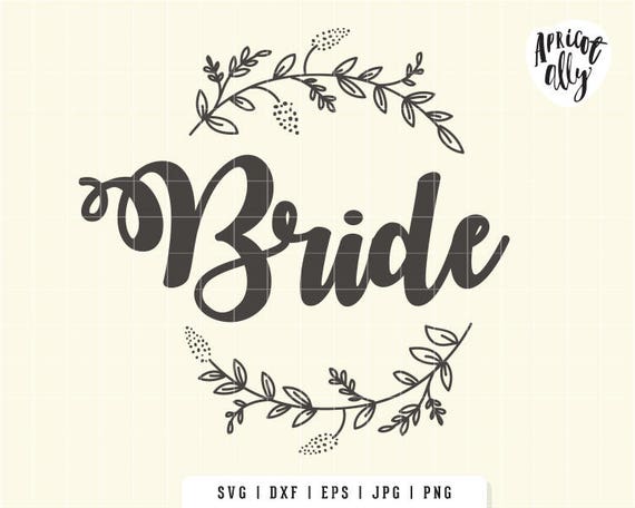 Bride Svg Wedding Svg Bride Label Wedding Sticker Wedding Etsy
