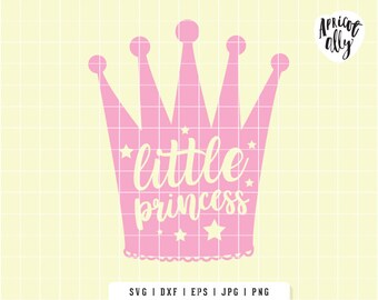 SVG Little Princess, Little Princess SVG, svg princess, girl svg, female svg, girl power svg, girl T-shirt svg - Instant Download - K058