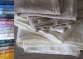 Organic Linen Flat Sheet: Stone Washed Bed Sheet, Custom Size