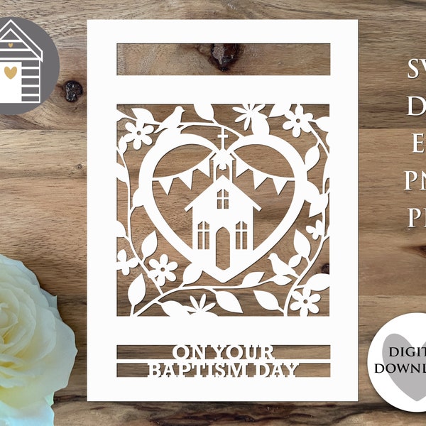Kids Baptism Day Svg Etsy