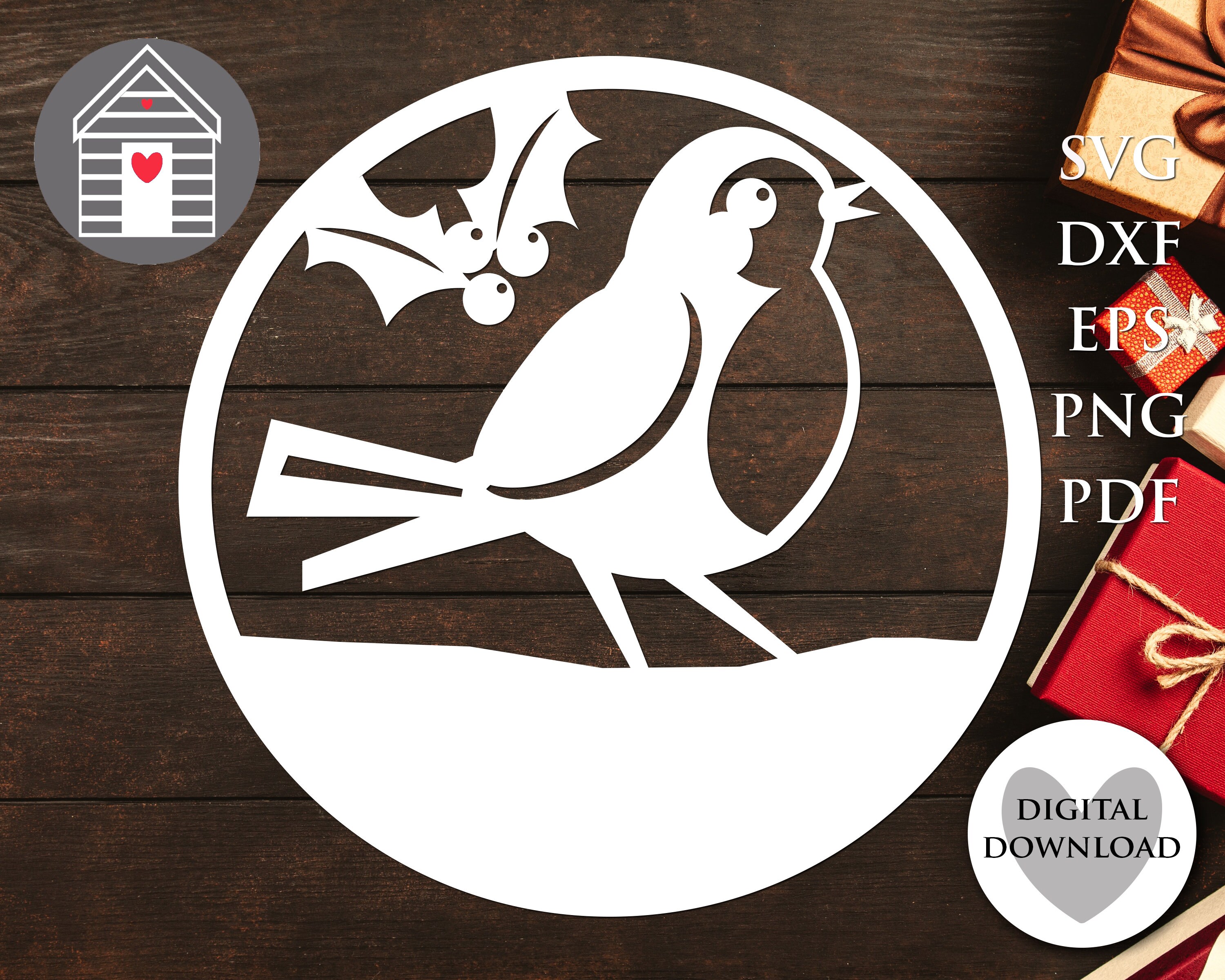 Robin Silhouette Svg